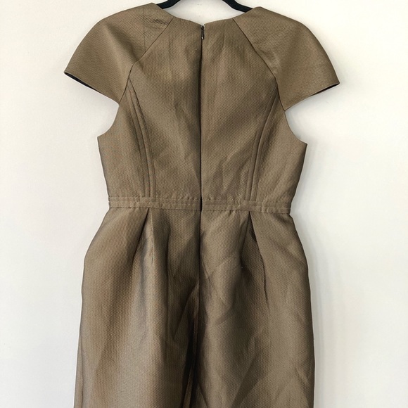 TIBI / metallic mini dress with pockets - Picture 2 of 7